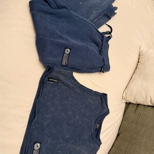 Blue Sweatshirt and Joggers Set